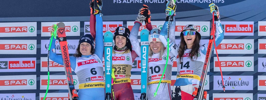 Mehrere Podiumsplätze für Head und Rossignol bei der Ski-WM in Saalbach.