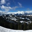 View from the top of the Plunge Lift towards Telluride's breathtaking mountain scenery.