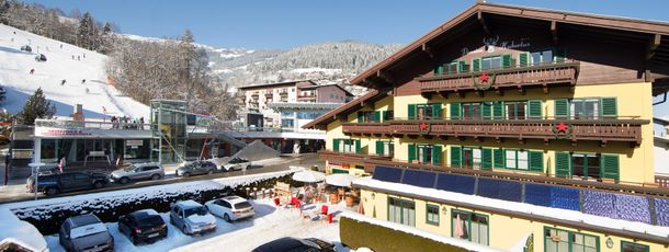 Pension im Winter direkt am cityXpress