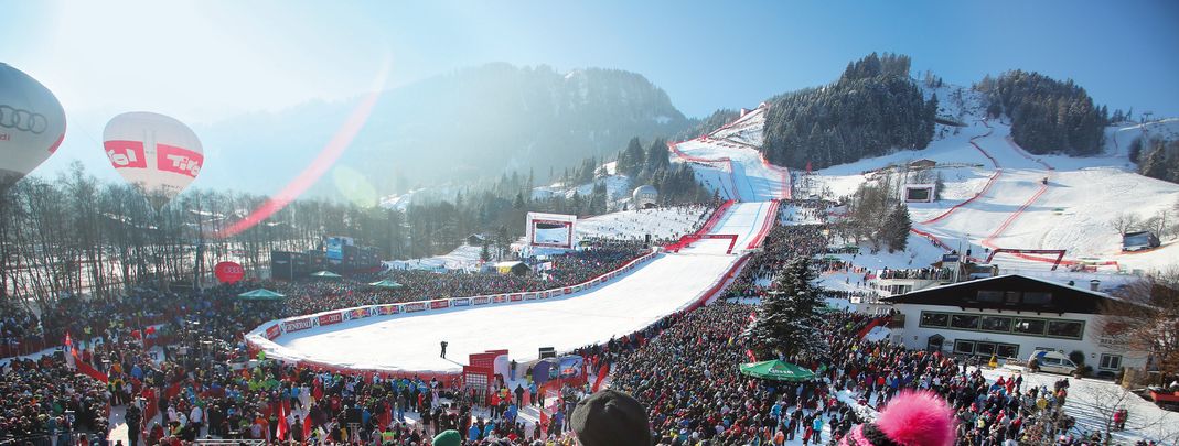 85.000 Fans are expected along the course in Kitzbühel again this year.