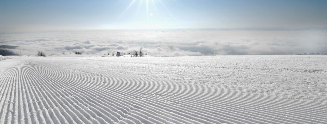 The slopes are in great conditions.