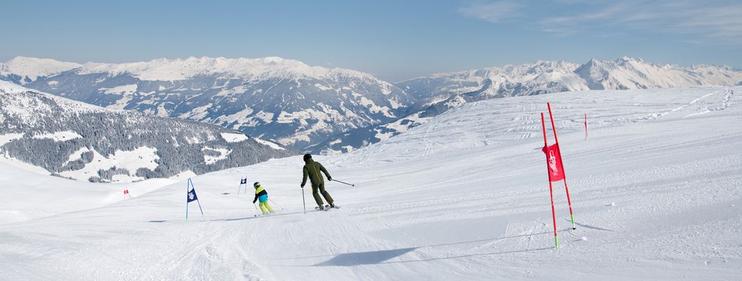 Gleich drei Riesentorlaufstrecken warten im Rennparadies Unterberg.