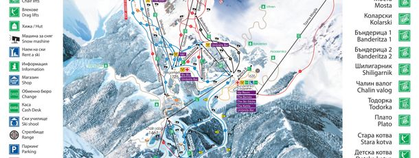 Bansko Ski Map