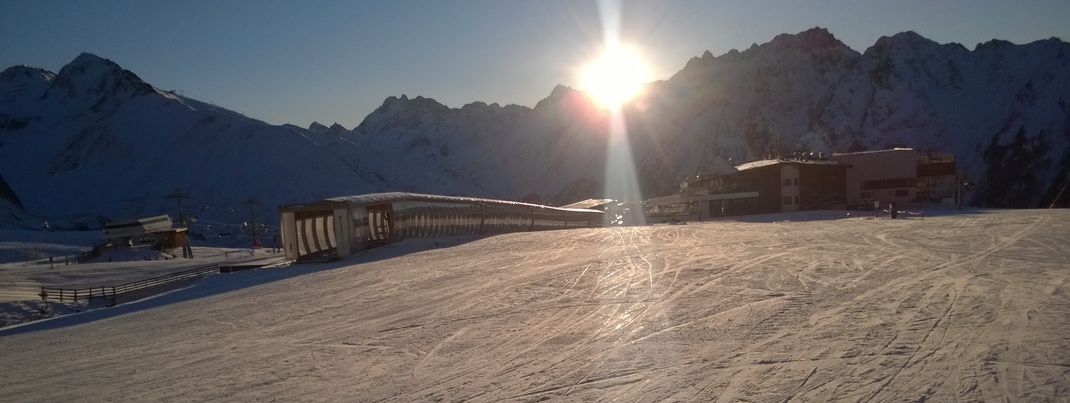 Übungslift Velill direkt an der Skischule Idalp