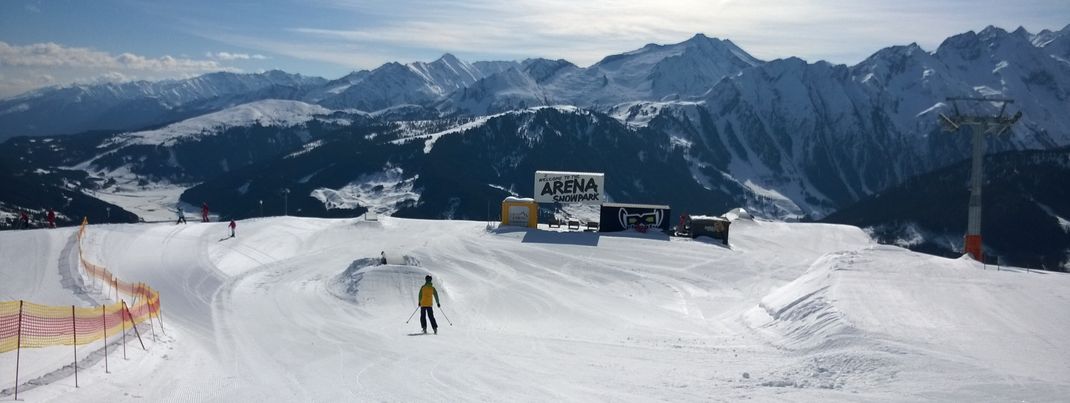 Einstieg in den Snowpark Gerlos