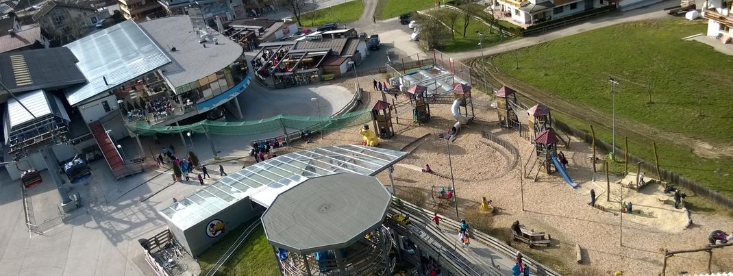 Kinderspielplatz an der Talstation der Rosenalmbahn