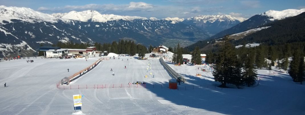 Das Übungsgelände an der Rosenalm