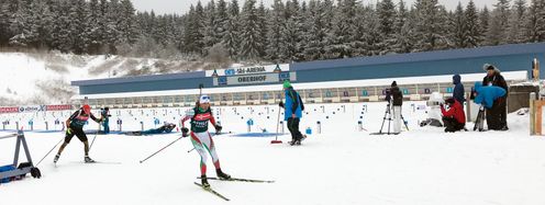 In der DKB-Skiarena in Oberhof kämpfen die besten Biathleten der Welt wieder um die Titel.