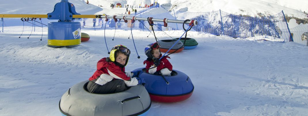 Schneekarussel in Schönis Kinderland