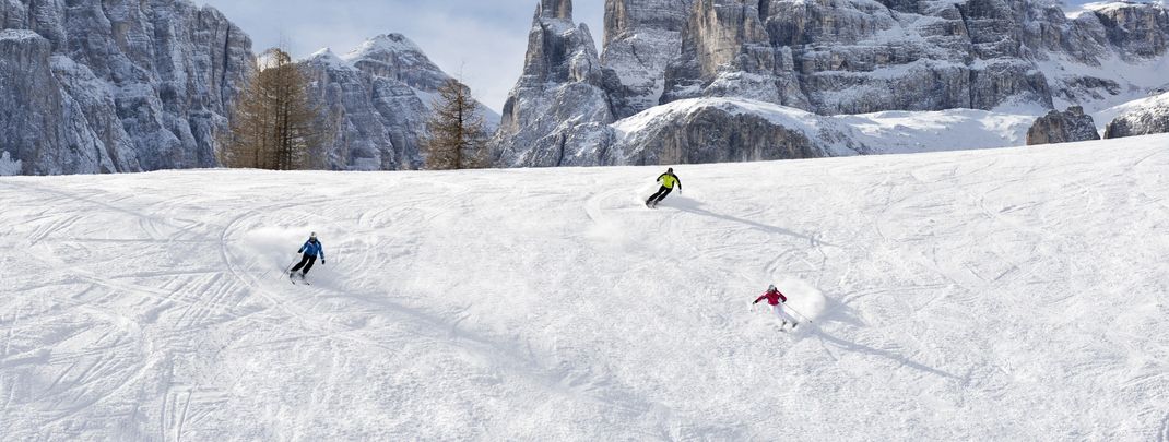 Könner finden in Alta Badia knapp 60 km anspruchsvolle Pisten.