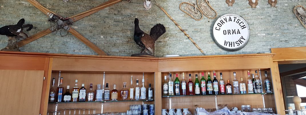 Bar im Restaurant 3303 am Corvatsch
