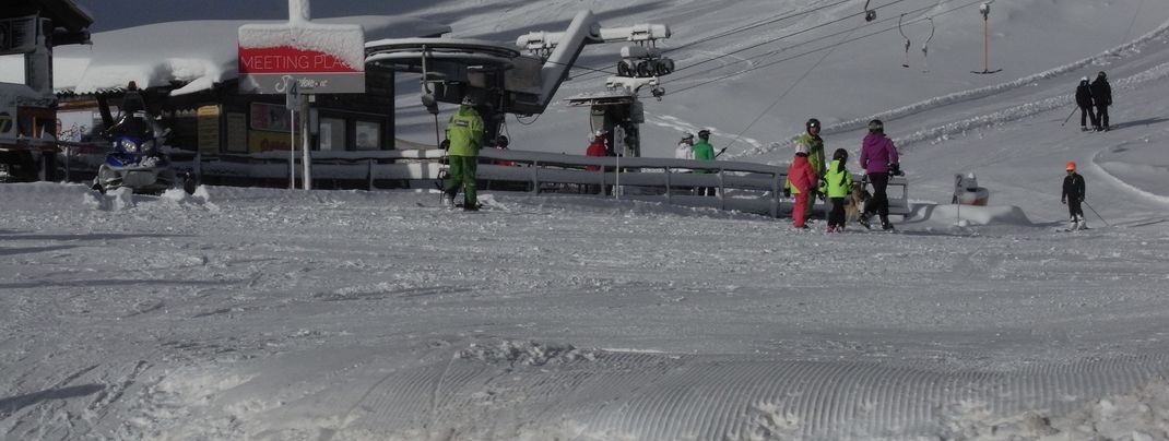 Direkter Einstieg beim Übungswiesenlift