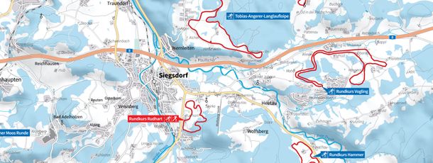 Loipenplan Siegsdorf