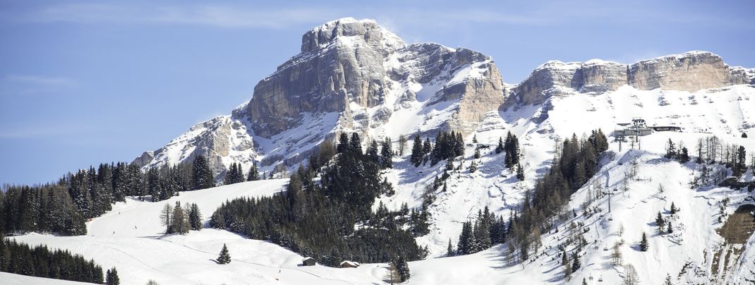 In Alta Badia gibt es durchaus auch Abfahrtsmöglichkeiten abseits der Pisten.