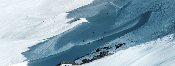 The black Olden run is about 7 km long.