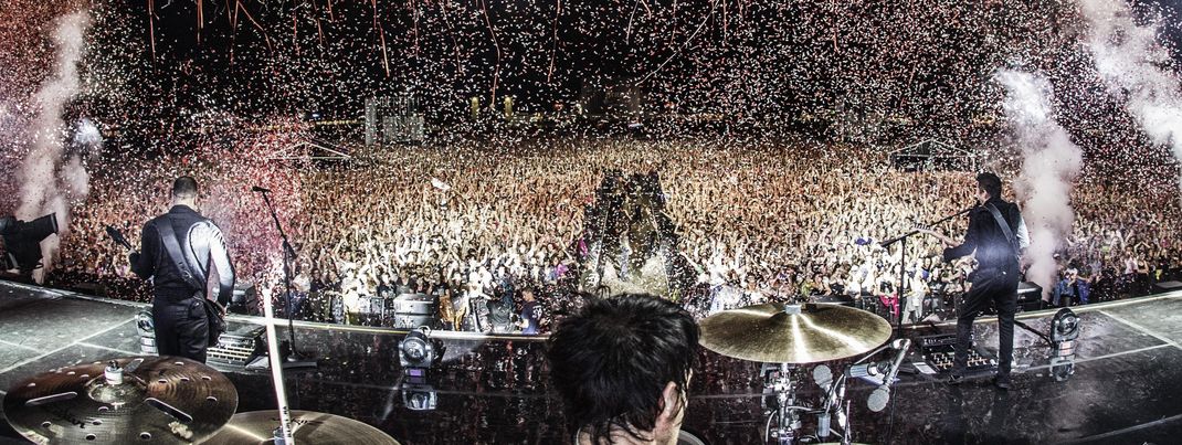 Rockband Muse tritt dieses Jahr als Top of the Mountain Act an