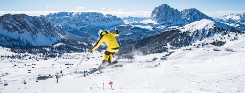 Im mehrfach ausgezeichneten Skigebiet Gröden erwartet dich Skivergnügen der Extraklasse.