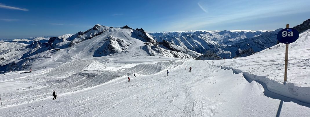 Selbst im September kann man am Hintertuxer traumhafte Schneetage erwischen.