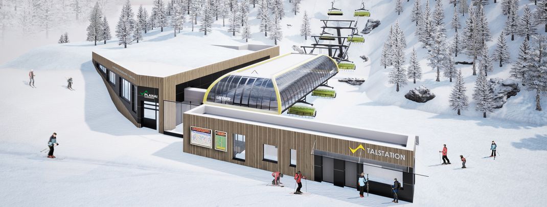 Die Lärchkogelbahn auf der Planai wird erneuert.