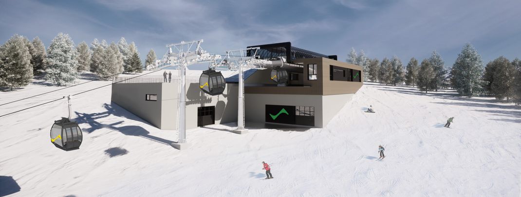 Die neue 10er-Gondelbahn wird Schladming und Rohrmoos verbinden.