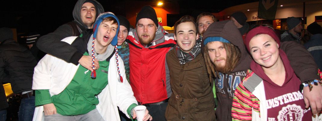 Ausgelassene Stimmung beim Bergfestival..