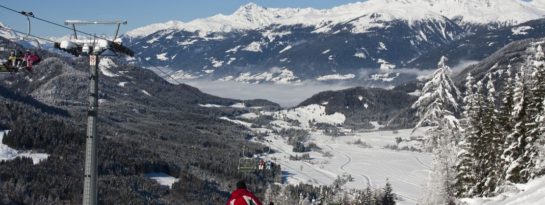 Schifahren am Weissensee
