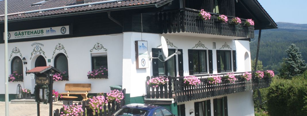 Gaestehaus am Berg in summer