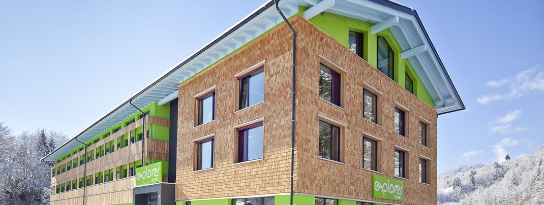Explorer Hotel Oberstdorf im Winter