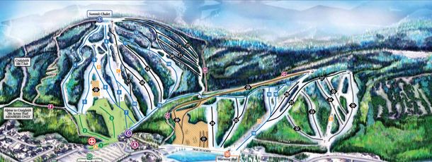 Pistenplan Alpine Ski Club Collingwood