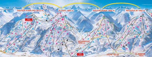 Information about the ski resort Reiteralm Schladming