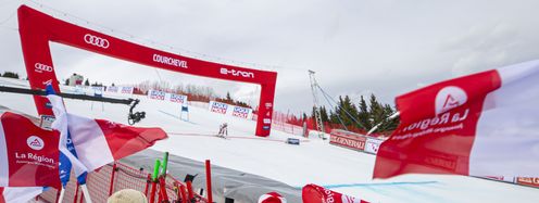 5000 Besucher werden zum Slalom in Courchevel erwartet.