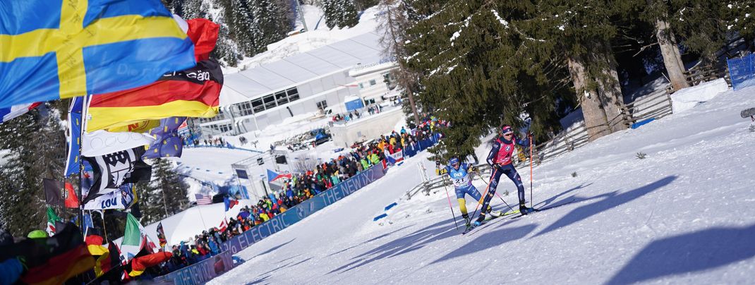 Zwischen 8. und 21. Februar 2026 stehen elf olympische Biathlonrennen in Antholz auf dem Programm.