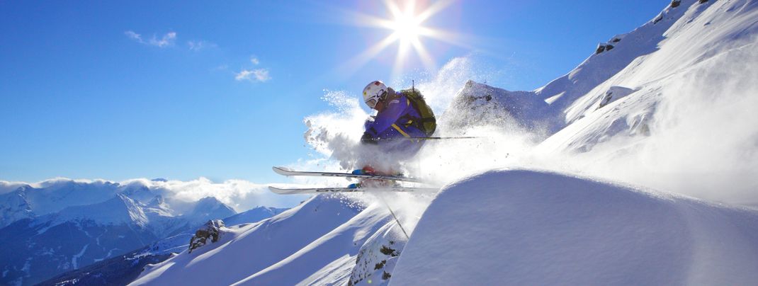 Auch Tiefschneehänge gibt es einige rund um die Fulseck Bergstation.