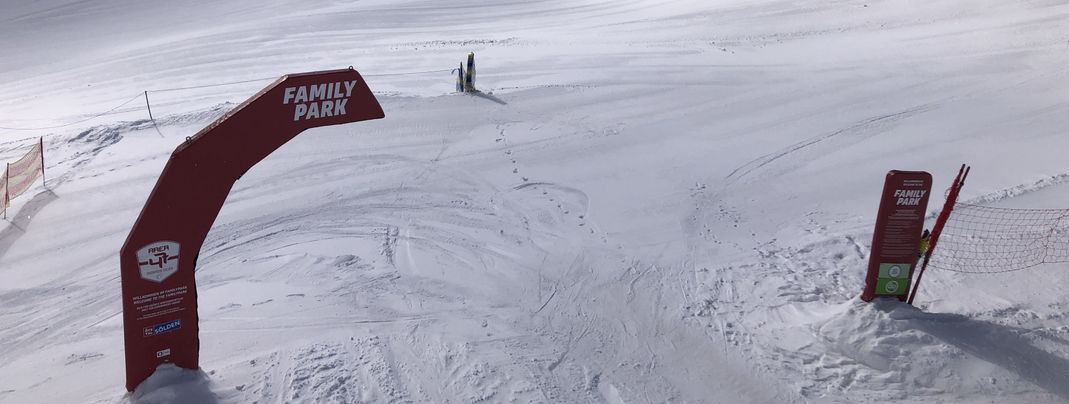 Neben dem großen Snowpark gibt es noch einen Family Park.