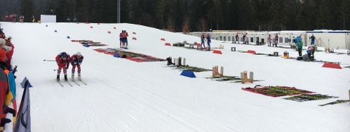 Vor jedem Wettkampf werden auch in Canmore die Skier ausführlich getestet.