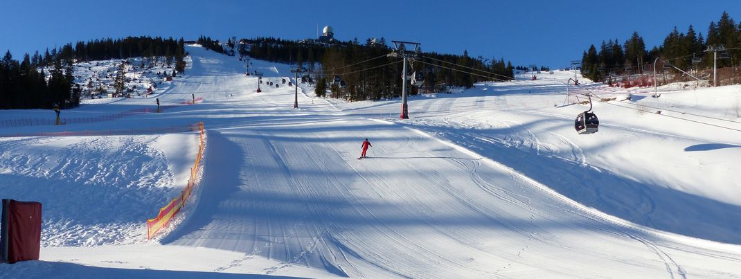 Die FIS-Weltcupabfahrt ist das Prunkstück des Skigebiets am Großen Arber.