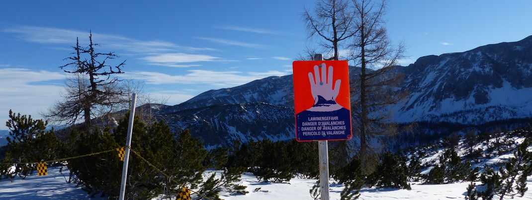 In Hinterstoder werden Lawinenkurse angeboten