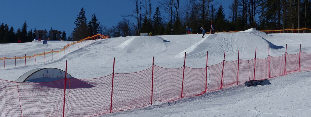 Freestyle-Neulinge finden am Familien-Cross-Park den perfekten Einstieg.