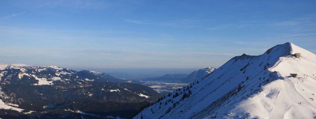Das skigebiet gilt dank Schneekanonen als realtiv schneesicher