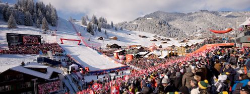 Über 40.000 Zuschauer werden am Wochenende in Adelboden erwartet.