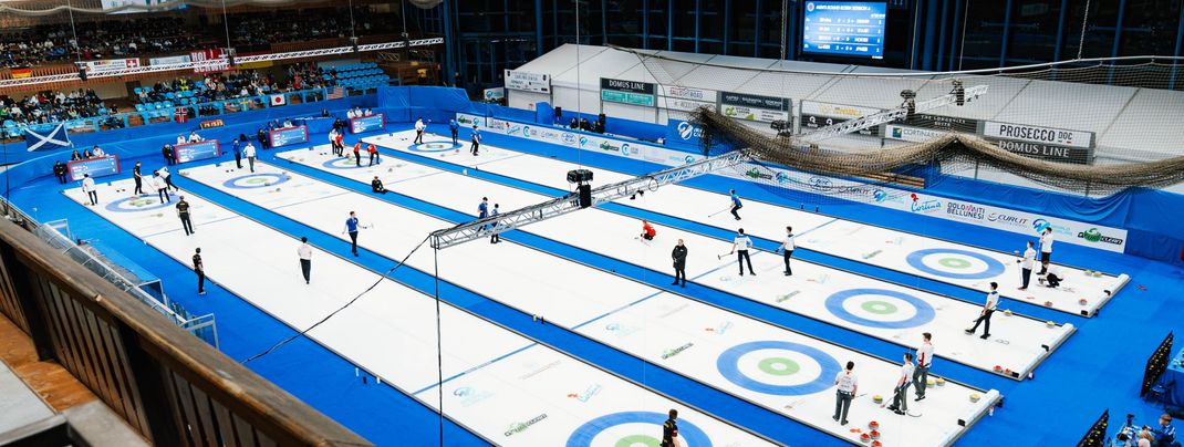 Die Curlinghalle befindet sich mitten im Herzen von Cortina. Das dortige Eisstadion wurde für die Spiele modernisiert.