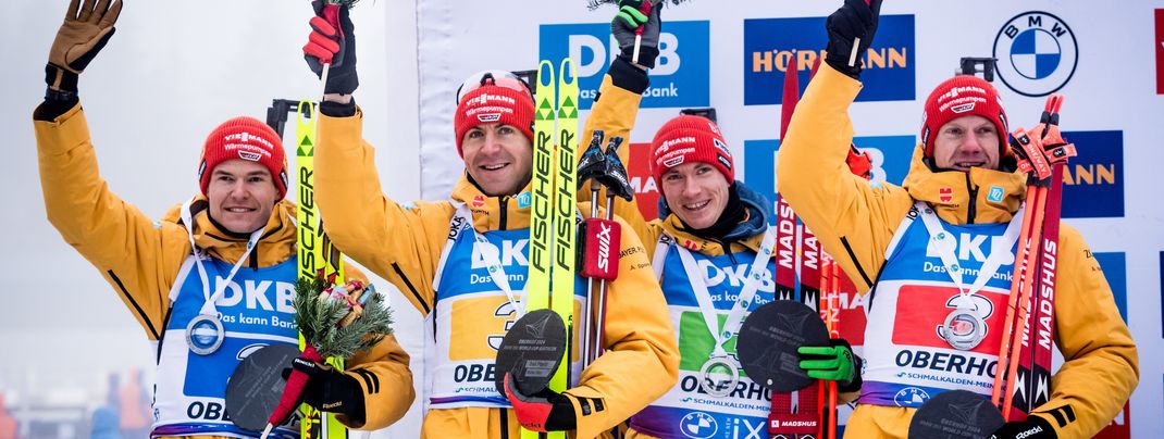 Zweiter Platz für Team Deutschland mit Philipp Horn, Philipp Nawrath, Benedikt Doll und Roman Rees.