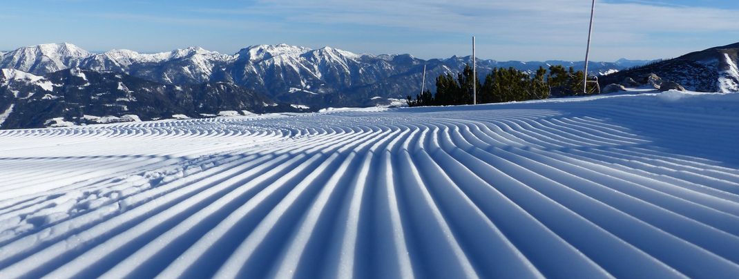 Thanks to its location, Hinterstoder offers good snow conditions.