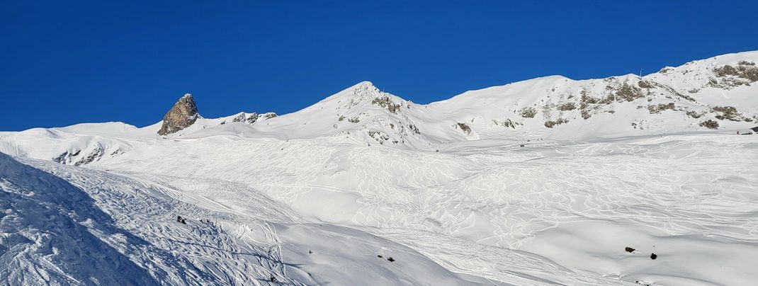 Mit seiner Höhenlage bietet das Gebiet optimale Voraussetzungen für Schneefall