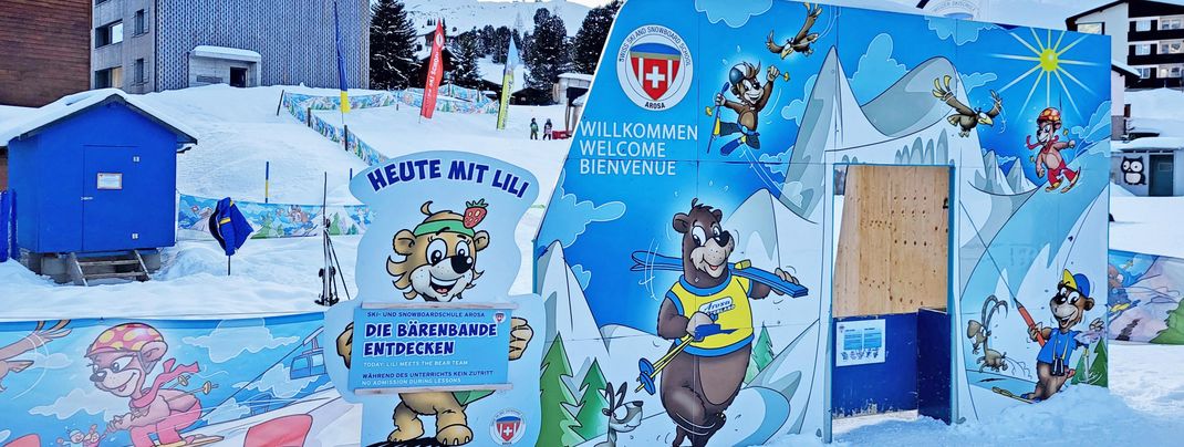 Liebevoll gestaltet ist das Kinderland Innerarosa