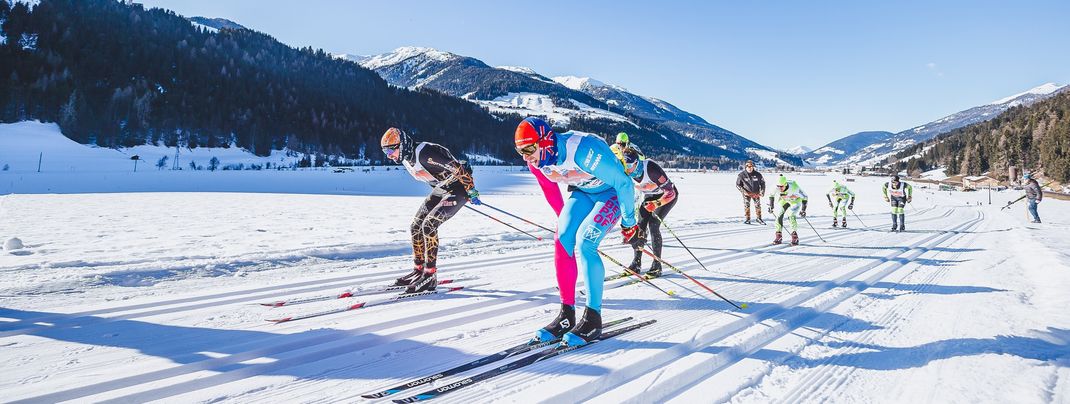 Der Dolomitenlauf ist nicht nur Österreichs größte Langlaufveranstaltung, sondern sicher auch eine der spektakulärsten.