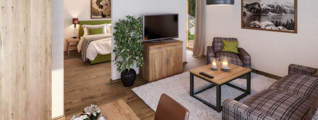 Die Apartments im Sonnleiten sind modern ausgestattet.