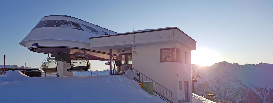 Die Bergstation der Alblittkopfbahn.