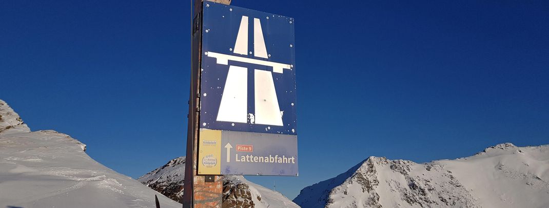 Die Lattenabfahrt ist die längste Abfahrt im Skigebiet mit 8 Kilometern Länge.