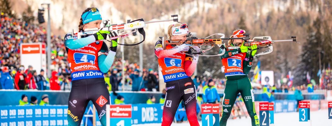 Bei zehn Weltcupstopps kämpfen die Biathleten um Punkte für die Gesamtwertung, unter anderem auch wieder in Ruhpolding.